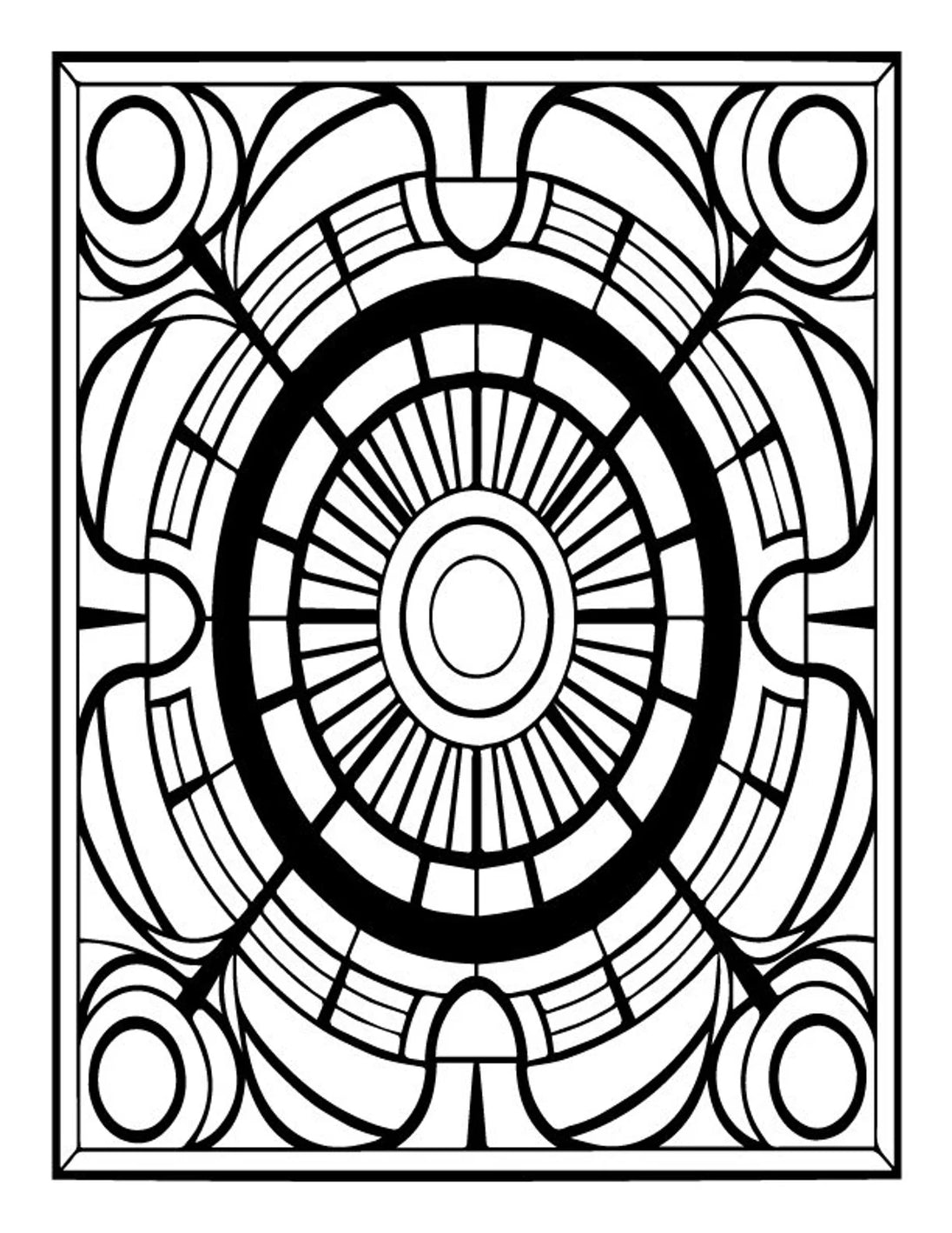 Abstract Coloring Pages | 50 Printable Coloring Pages | Relaxing Color